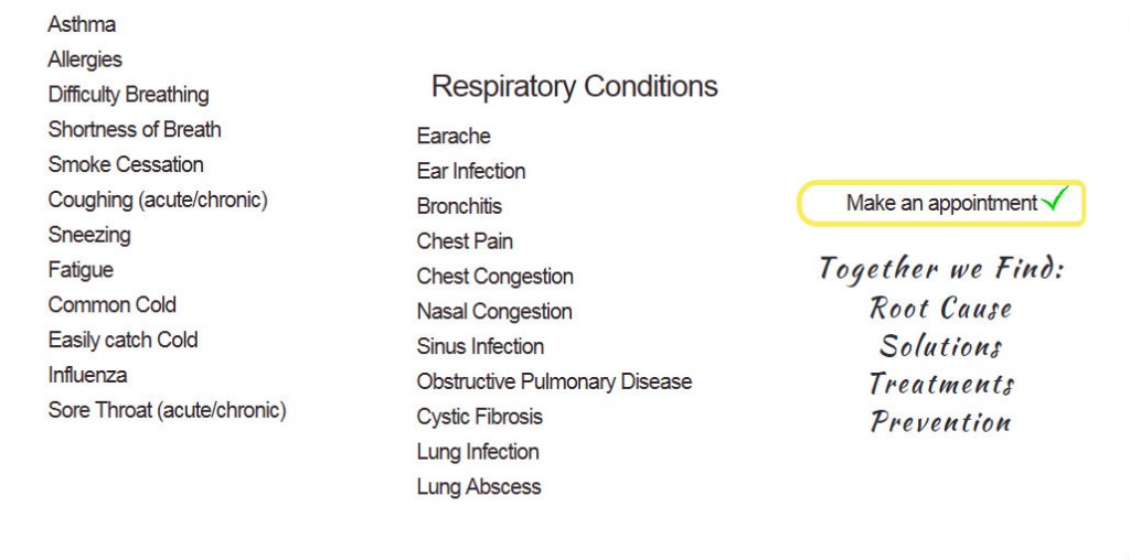 respiratory conditions_